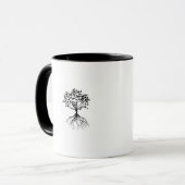 TREEE4, Leben muss rückwärts verstanden werden. Tasse (Vorderseite Links)