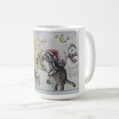 treee, das Waschbären verziert Kaffeetasse (VorderseiteRechts)