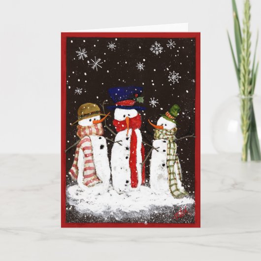 TREEE SCARVES FEIERTAGSKARTE (Vorderseite)