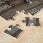 Treefrog auf Zedernzaun Puzzle (Seite)