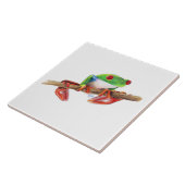 Treefrog Frog süße Tier Illustration Fliese (Seite)