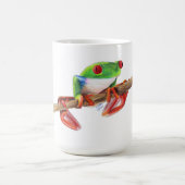 Treefrog Frog süße Tier Illustration Kaffeetasse (Mittel)