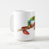 Treefrog Frog süße Tier Illustration Kaffeetasse (Vorderseite Links)
