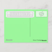 Treehopper Postkarte. Postkarte (Rückseite)