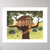 Treehouse Art Print Poster (Vorne)