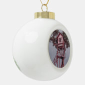 Treehouse - Baños, Ecuador Keramik Kugel-Ornament (Links)