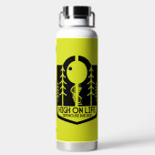 Treehouse Boy Zurück in die Schule Trinkflasche (Rückseite)