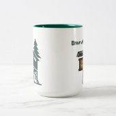 Treehouse Coffee Mug Zweifarbige Tasse (Mittel)