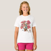 Treehouse Collection Girls Ruffle T - Shirt (Vorne ganz)