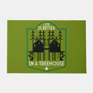 Treehouse Decor Fußmatte
