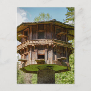 TREEHOUSE EXTRAVAGANT BAUHAUS POSTCARD POSTKARTE