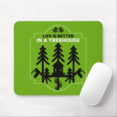 Treehouse Kinder zurück in die Schule Mousepad (Mit Mouse)