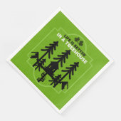 Treehouse Kinder zurück in die Schule Serviette (Ecke)