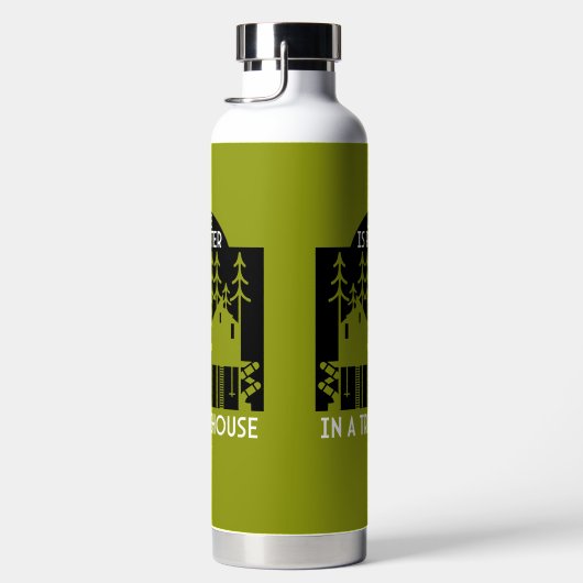 Treehouse Kinder zurück in die Schule Trinkflasche (Rechts)