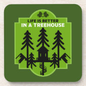 Treehouse Living Getränkeuntersetzer (Vorderseite)