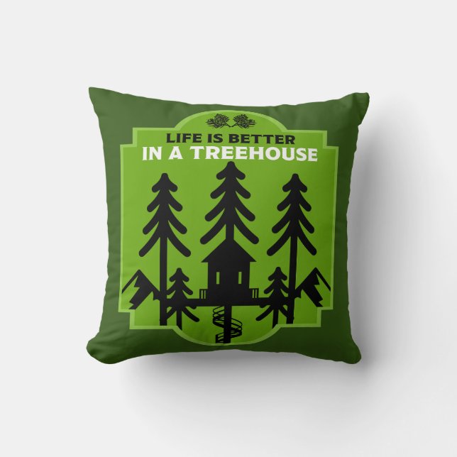 Treehouse Living Kissen (Vorderseite)