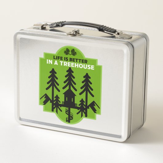 Treehouse Living Metall Brotdose (Vorderseite)