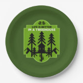 Treehouse Living Pappteller (Vorderseite)