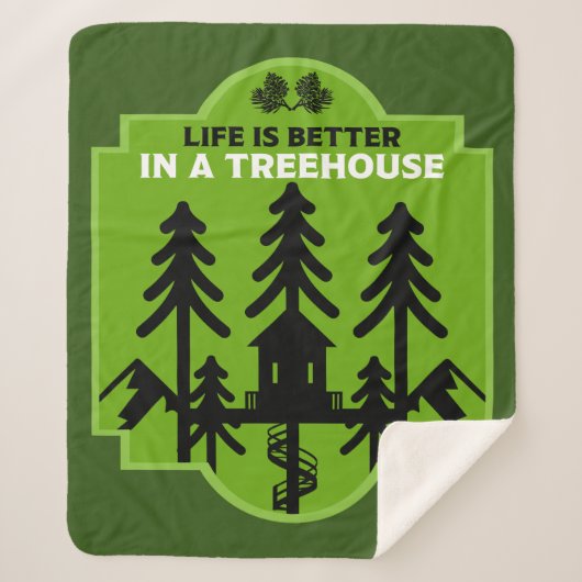 Treehouse Living Sherpadecke (Vorderseite)