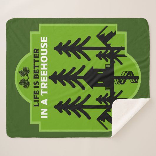 Treehouse Living Sherpadecke (Vorderseite (Horizontal))