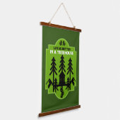 Treehouse Living Wandteppich Mit Holzrahmen (Gewinkelt)