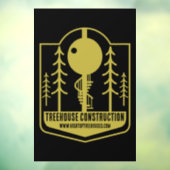 Treehouse Master Builder Fensteraufkleber (Blatt 3)