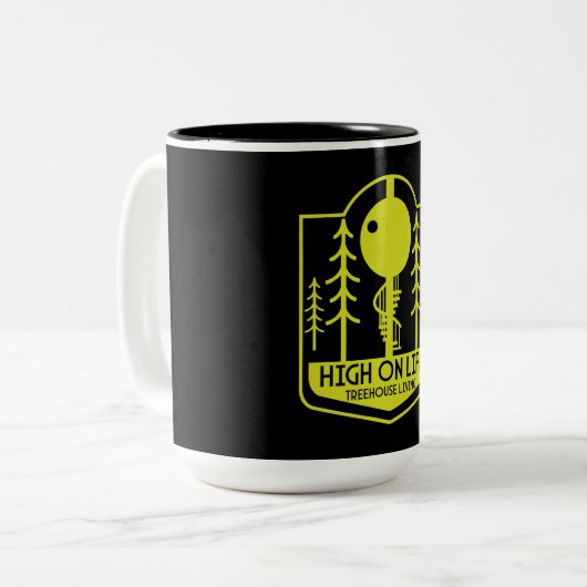 Treehouse Master Builder Zweifarbige Tasse (Vorderseite Links)