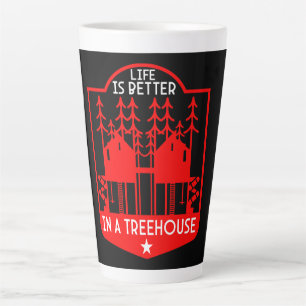 Treehouse Playhouse Geschenke und Bekleidung Milchtasse