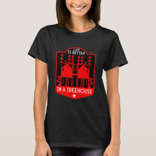 Treehouse Playhouse Geschenke und Bekleidung T-Shirt