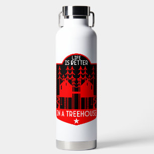 Treehouse Playhouse Geschenke und Bekleidung Trinkflasche