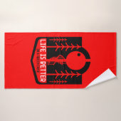 Treehouse Playhouse Zurück zur Schule Badehandtuch (Badehandtuch)