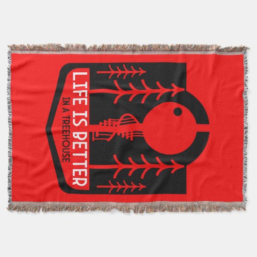 Treehouse Playhouse Zurück zur Schule Decke (Vorderseite)