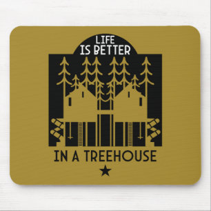 Treehouse Playhouse Zurück zur Schule Mousepad