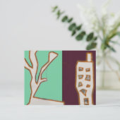 TreeHouse Postkarte (Stehend Vorderseite)