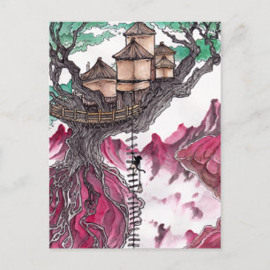 Treehouse Postkarte