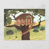 Treehouse Postkarte (Vorderseite)