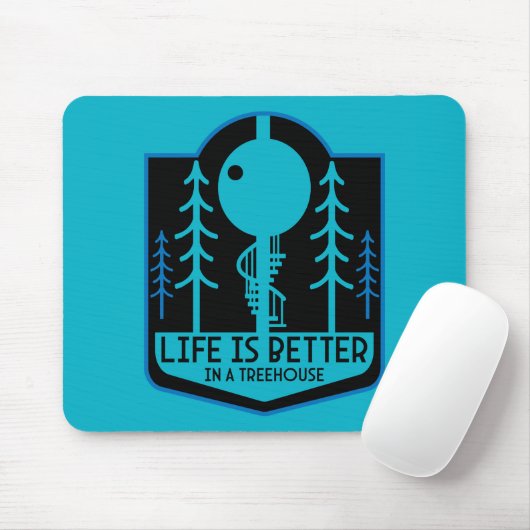 Treehouse Zuhause Mousepad (Mit Mouse)