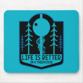 Treehouse Zuhause Mousepad (Vorne)