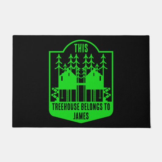 Treehouses Fußmatte (Vorderseite)