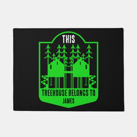 Treehouses Fußmatte (Vorderseite)