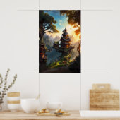 Treehouses Poster (Küche)