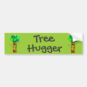 TREEHUGGER Autoaufkleber