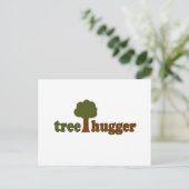 Treehugger (Baum) Postkarte (Stehend Vorderseite)