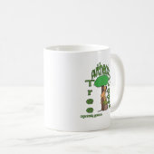 TreeHugger-organicallcreated3 Kaffeetasse (VorderseiteRechts)