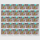 Treehugger Rick London Cartoon Funny Gifts Geschenkpapier (Flach)