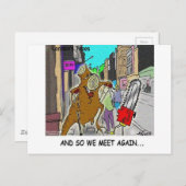 Treehugger Rick London Cartoon Funny Gifts Postkarte (Vorne/Hinten)