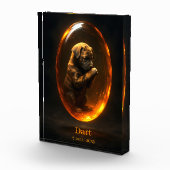 Treeing Tennessee Brindle Memorial  Photo Block (Rechts)