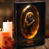 Treeing Tennessee Brindle Memorial Photo Block