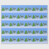 Treeing Walker Coonhound Dekorieren Weihnachtsbaum Geschenkpapier (Flach)