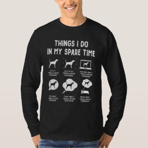 Treeing Walker Coonhound Dinge tun Freizeit Hund T-Shirt